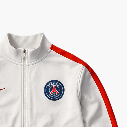 Nike Sports Jacket White Burgundy (M)