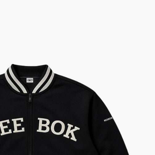 Reebok Zip Sweatshirt Black / Navy (M)