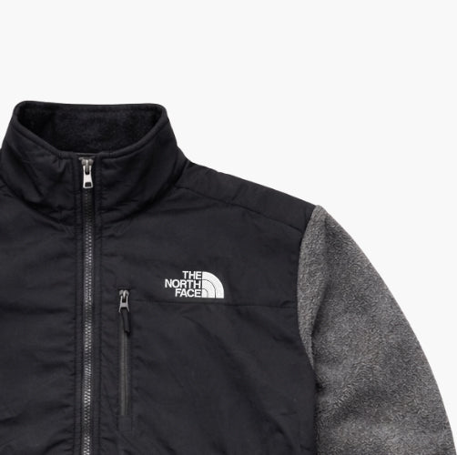 The North Face Grey & Black Fleece Jacket (S)