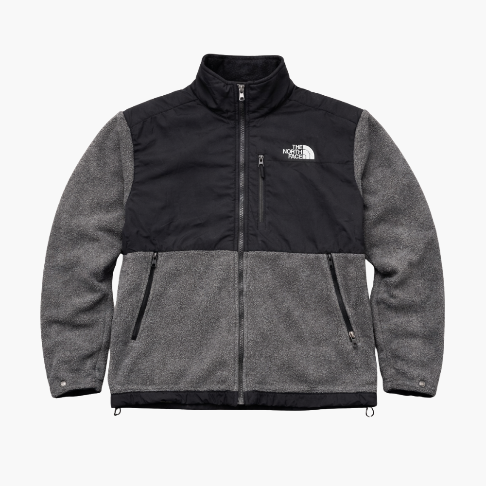 The North Face Grey & Black Fleece Jacket (S)