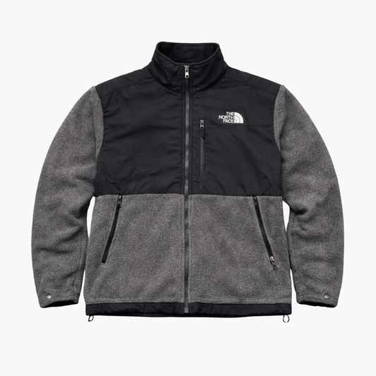 The North Face Grey & Black Fleece Jacket (S)