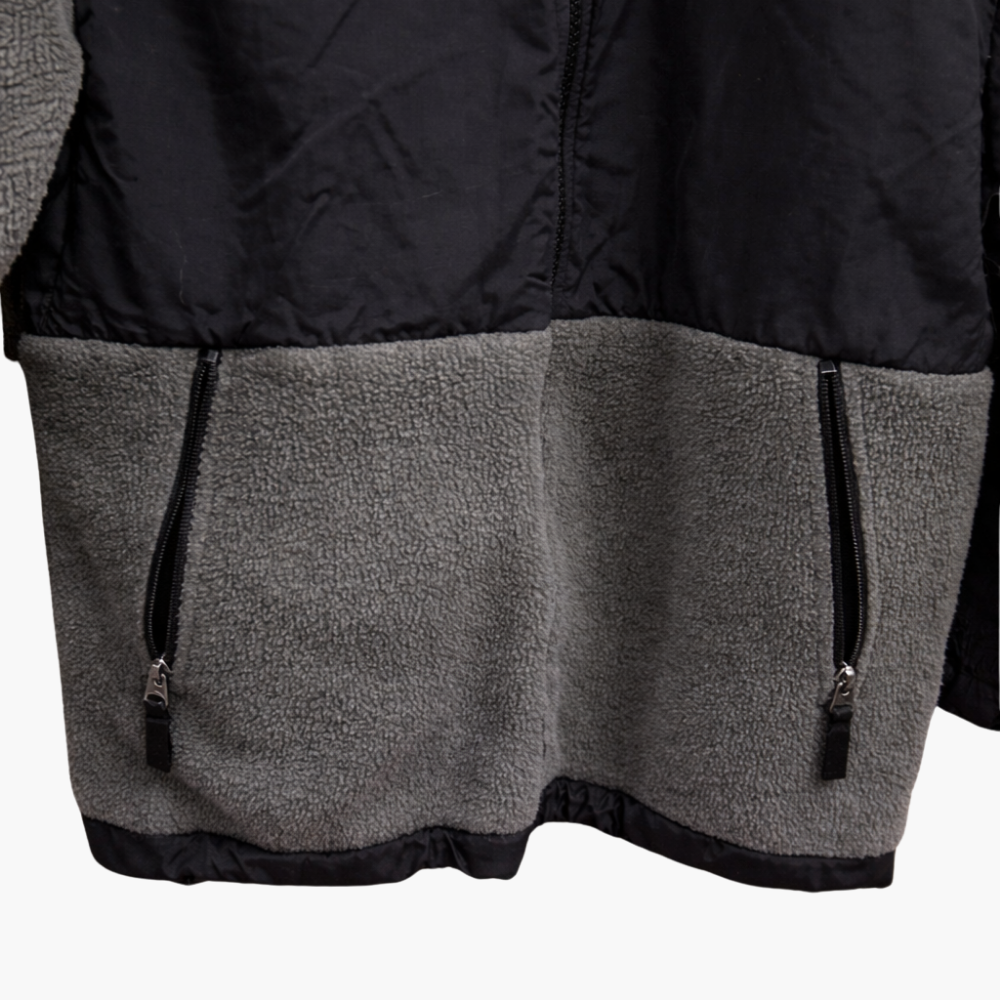 The North Face Grey & Black Fleece Jacket (S)