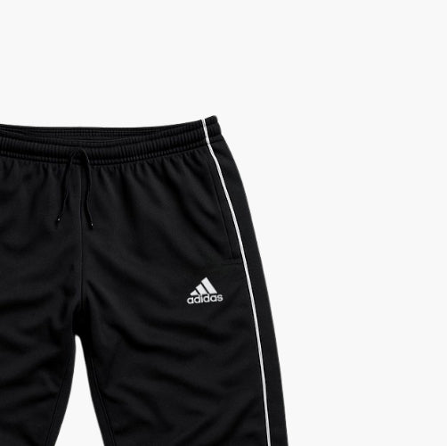 Adidas Black & Grey Classic Track Pants (M)