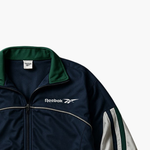 Reebok Vintage Y2K Jacket Navy / Green (M)