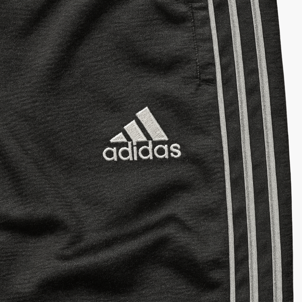 Adidas Black & Grey Classic Track Pants (M)