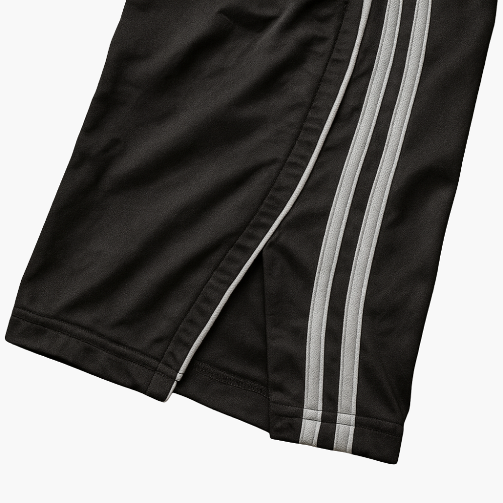 Adidas Black & Grey Classic Track Pants (M)
