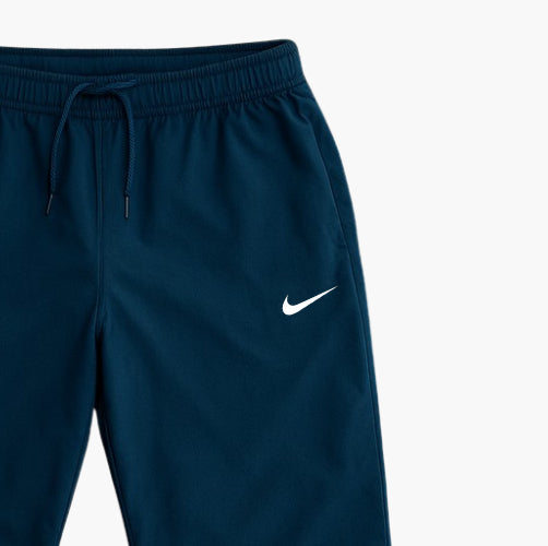 Nike Vintage Navy Track Pants Embroidered Logo (S)