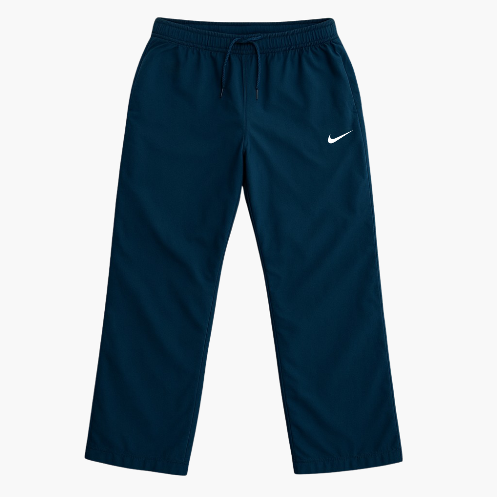 Nike Vintage Navy Track Pants Embroidered Logo (S)