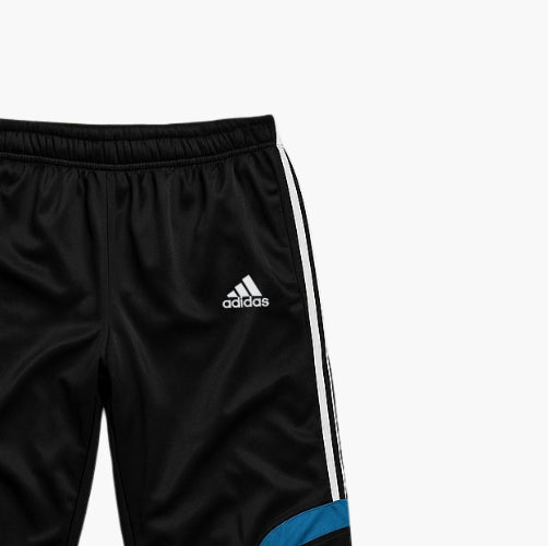 Adidas Black/Blue Classic Track Joggers (M)