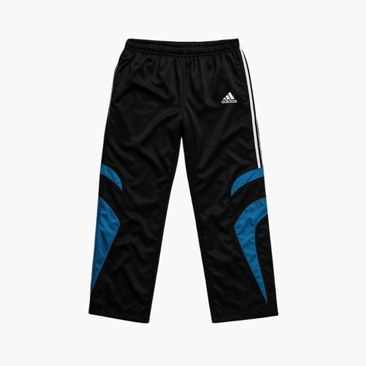Adidas Black/Blue Classic Track Joggers (M)