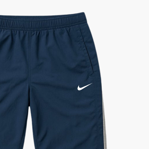 Nike Vintage Navy Blue Straight Fit Track Pants (S)