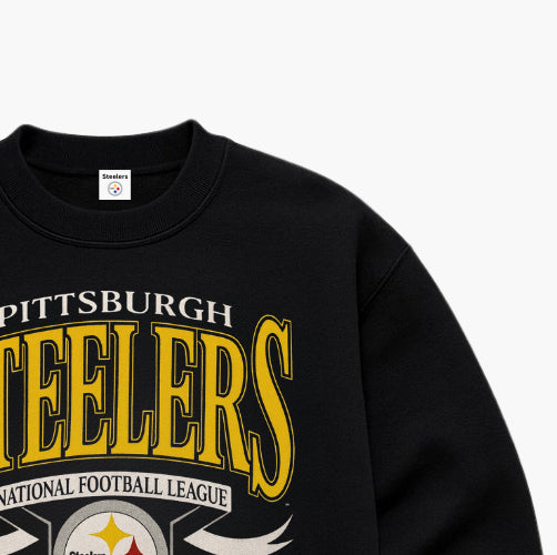 NFL Pittsburgh Steelers Vintage Crewneck Black (S)