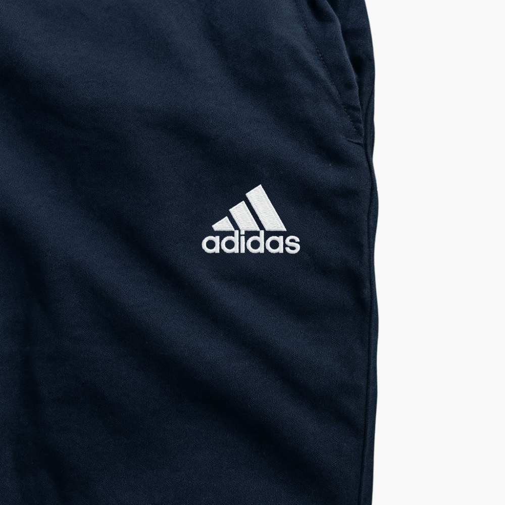 Adidas Navy Blue Track Pants (M)