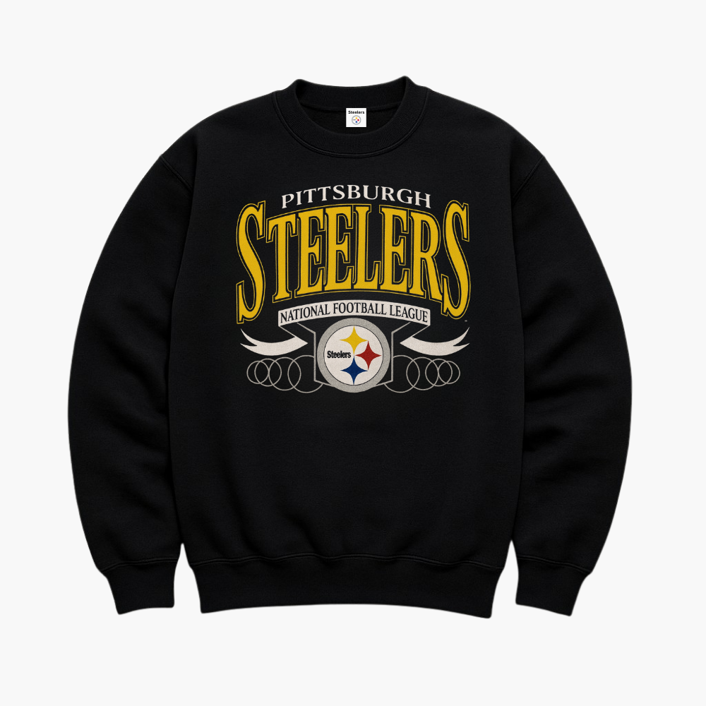 NFL Pittsburgh Steelers Vintage Crewneck Black (S)