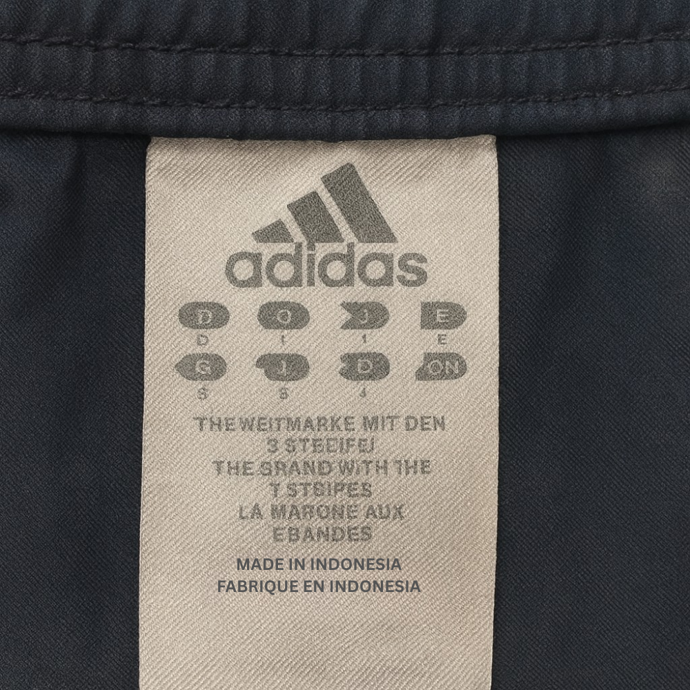Adidas Navy Blue Track Pants (M)