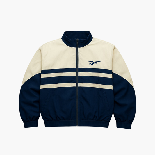 Reebok Vintage Windbreaker Two-Tone Embroidered Logo (L)