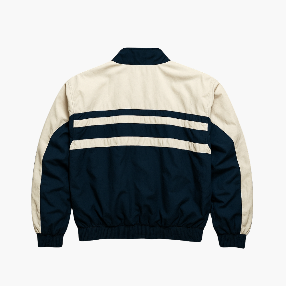 Reebok Vintage Windbreaker Two-Tone Embroidered Logo (L)