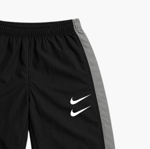 Nike Black Tracksuit Pants Embroidered Logo (S)