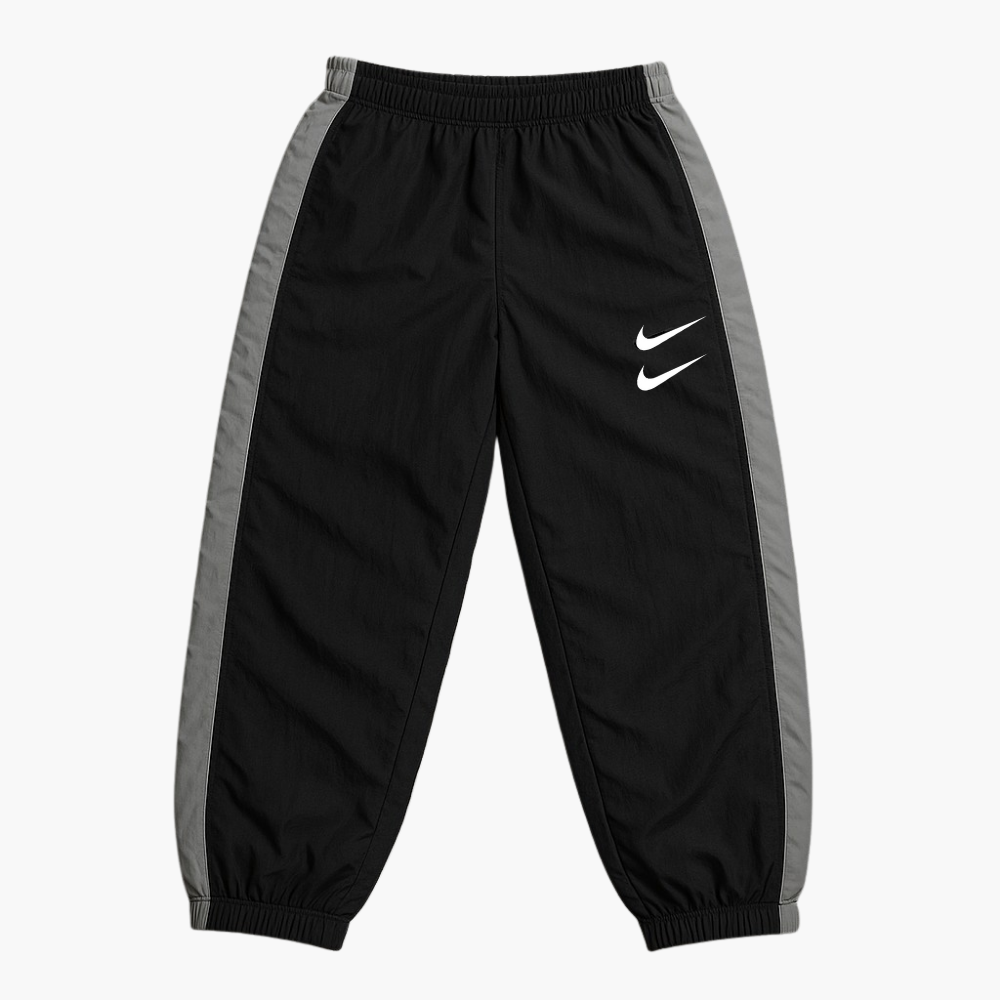 Nike Black Tracksuit Pants Embroidered Logo (S)
