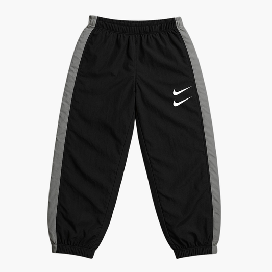 Nike Black Tracksuit Pants Embroidered Logo (S)