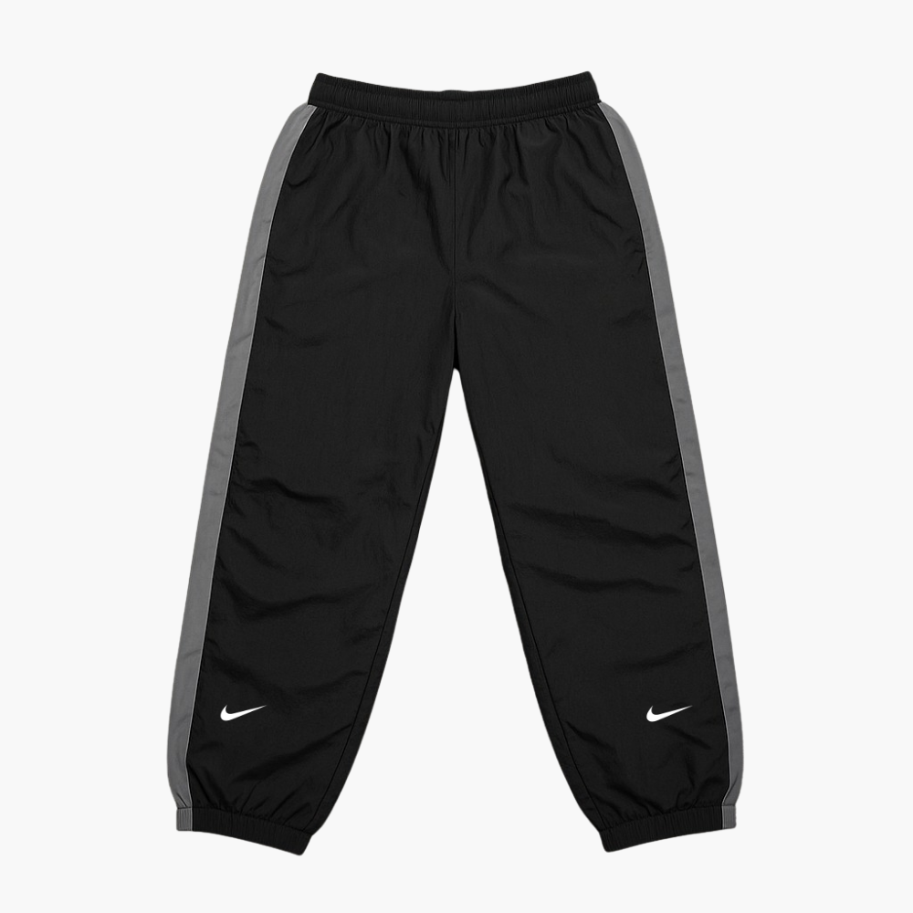 Nike Black Tracksuit Pants Embroidered Logo (S)
