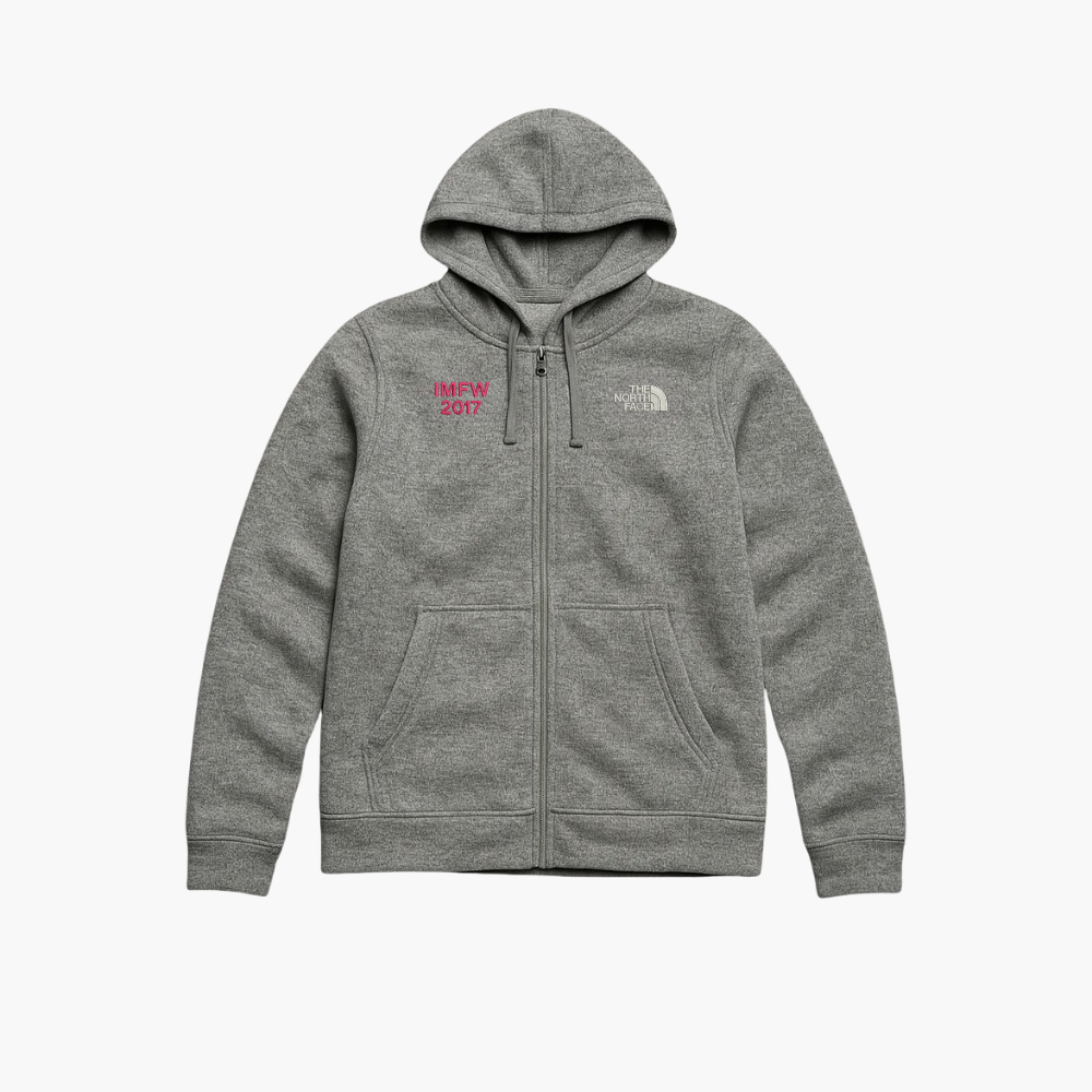 The North Face Fleece Jacket Embroidered Logo Womens (M)