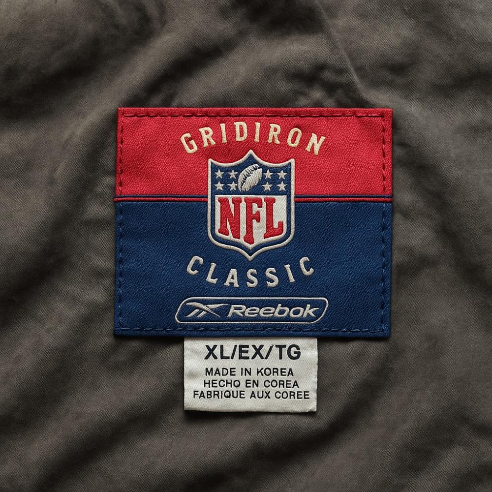 Reebok x NFL Vintage Browns Jacket Brown Orange (XL)