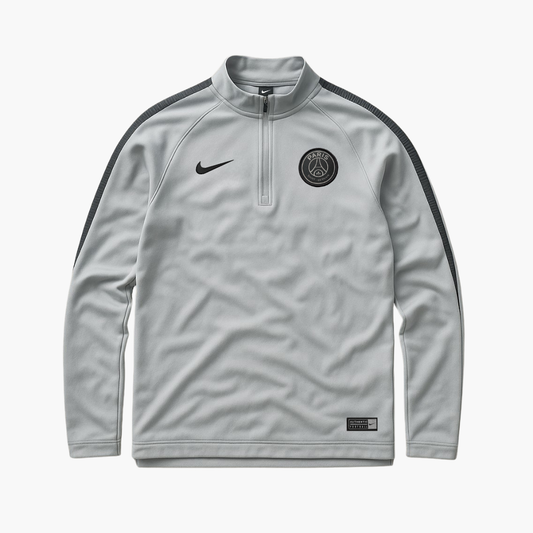 Nike PSG Training Sweatshirt Black Grey (S)
