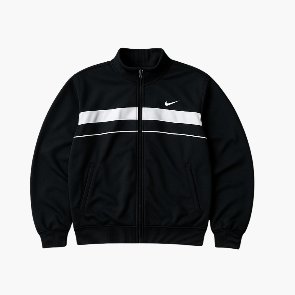 Nike Vintage Baggy Tracksuit Embroidered Logo Black (XL)