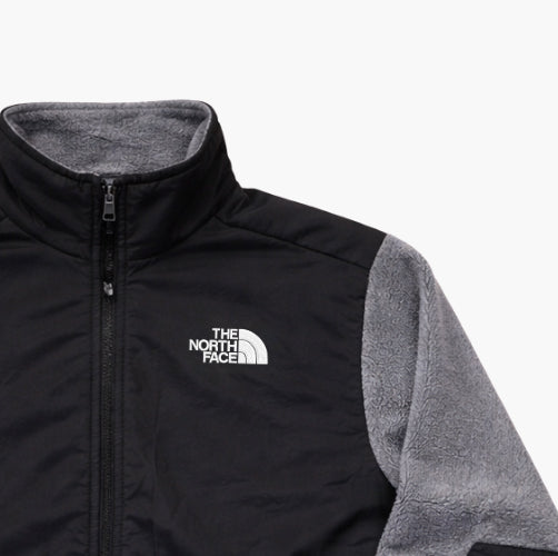 The North Face Grey & Black Fleece Jacket (S)