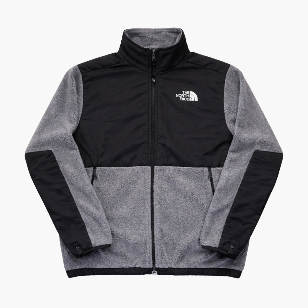 The North Face Grey & Black Fleece Jacket (S)
