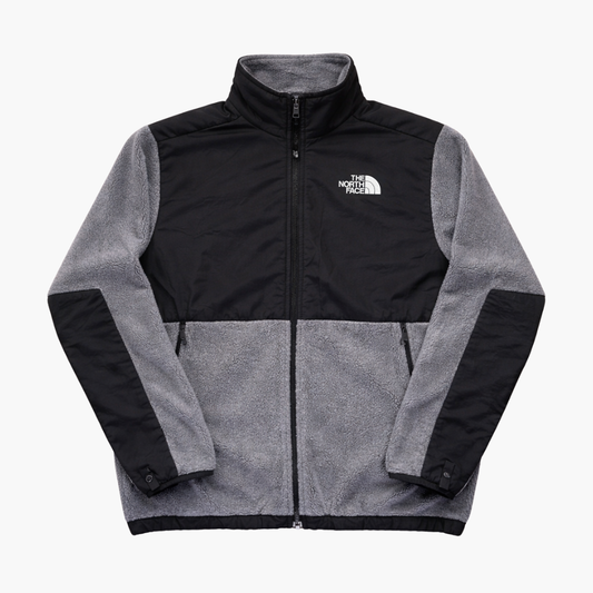 The North Face Grey & Black Fleece Jacket (S)