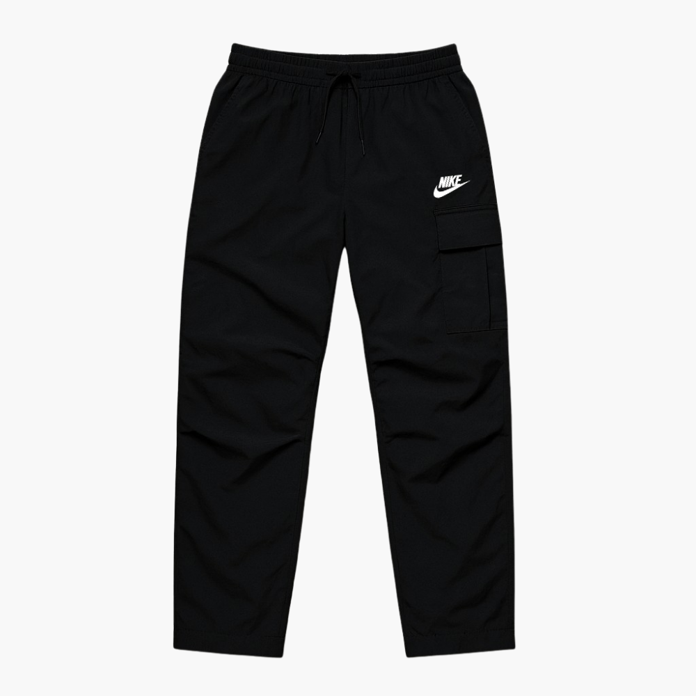 Nike Black Straight-Leg Cargo Pants (S)