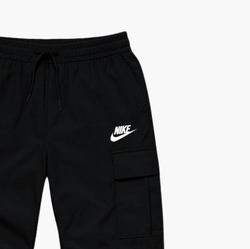 Nike Black Straight-Leg Cargo Pants (S)