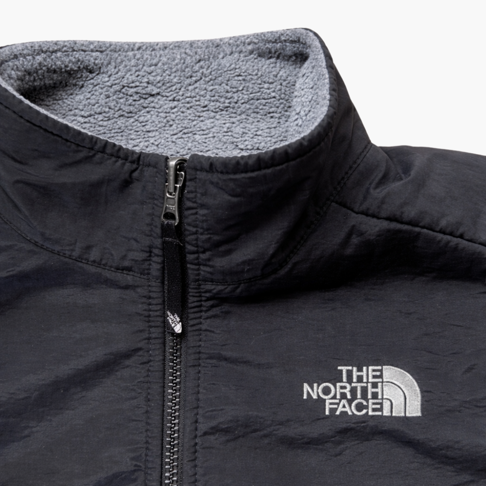 The North Face Grey & Black Fleece Jacket (S)