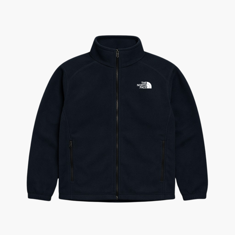 The North Face Vintage Fleece Jacket Navy Blue / Black (M)