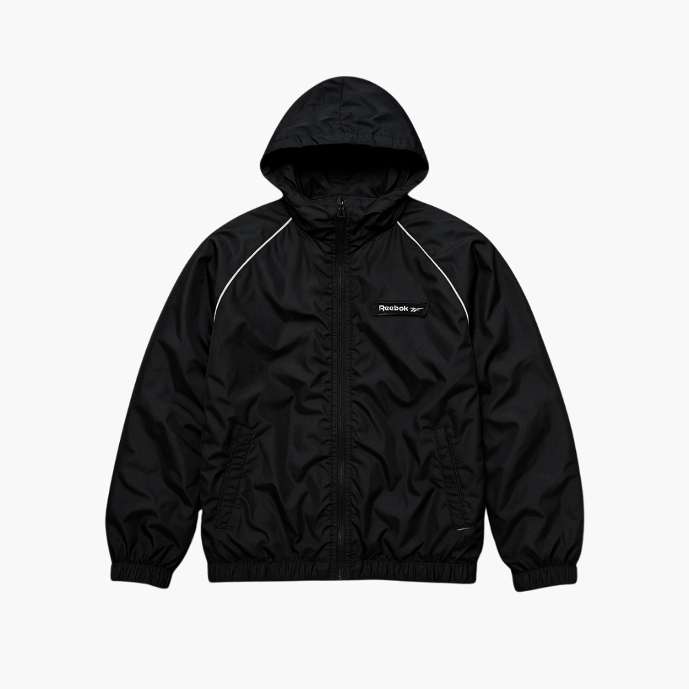 Reebok Windbreaker / Rain Jacket Black (S/M)
