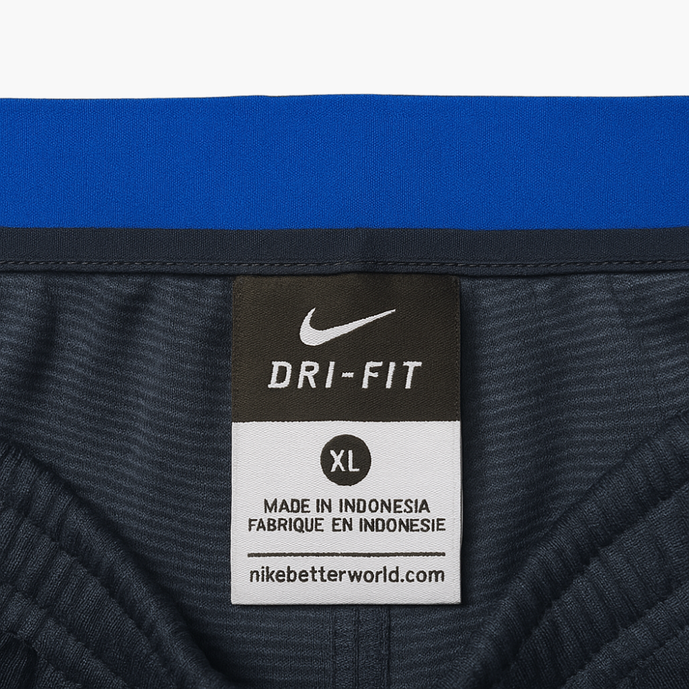 Nike Vintage France Tracksuit Embroidered Logo Black & Navy Blue (XL)