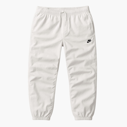 Nike White Windbreaker Jogging Pants (S)