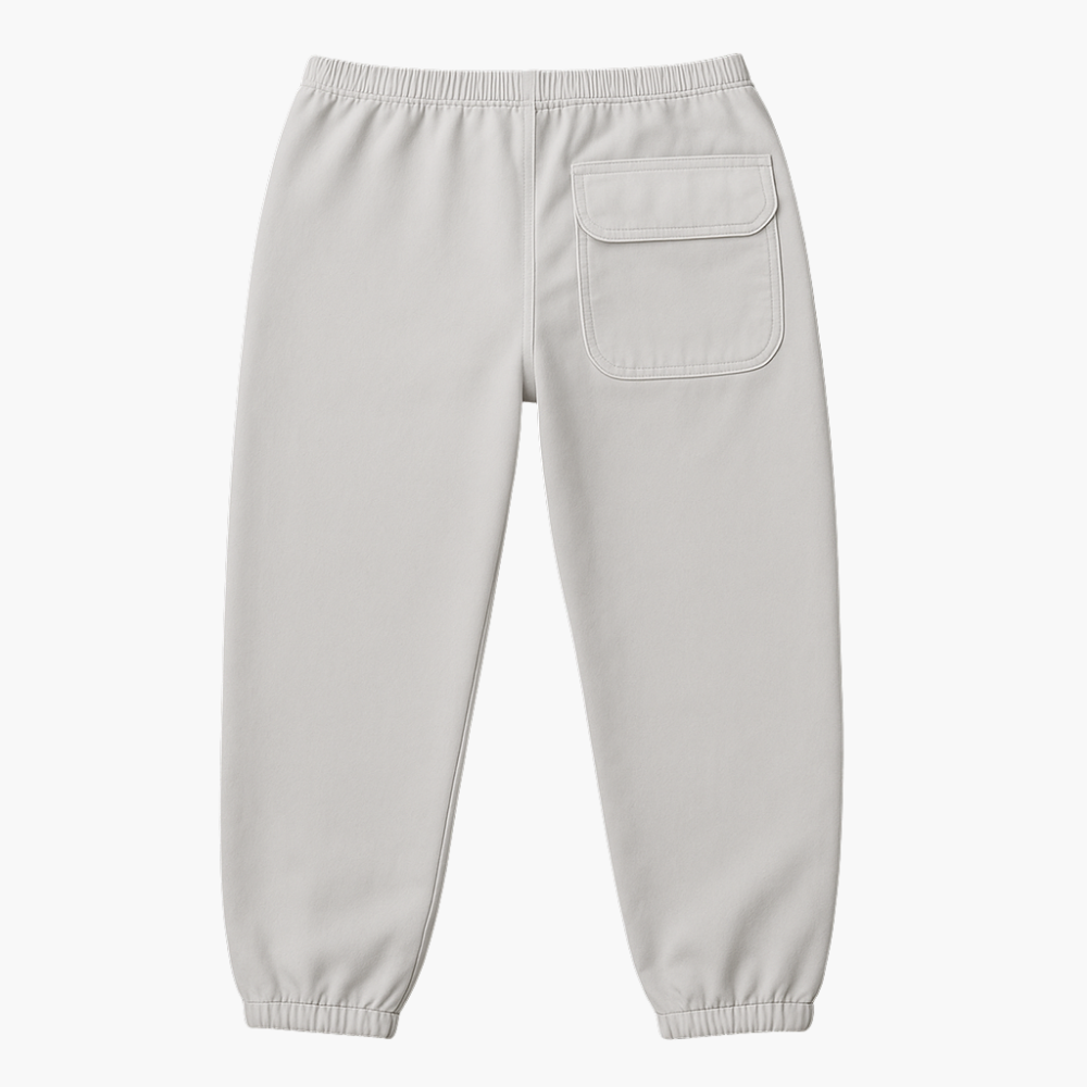 Nike White Windbreaker Jogging Pants (S)
