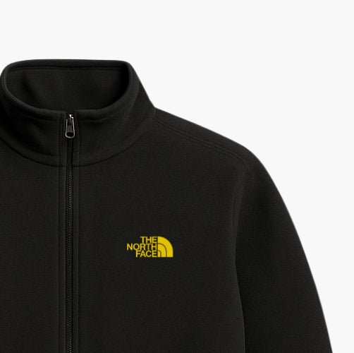 The North Face Vintage Fleece Jacket Black / Yellow (M)