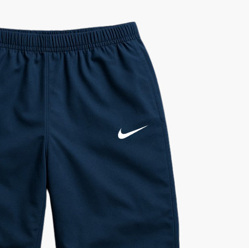 Nike Navy Blue Jogging Pants Embroidered Logo (S)