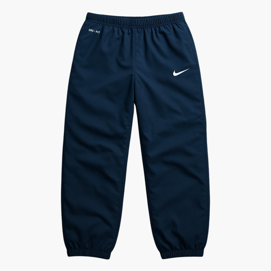 Nike Navy Blue Jogging Pants Embroidered Logo (S)
