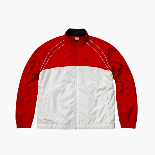 Nike Sports Jacket White Red (M)