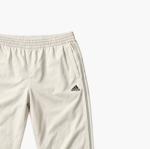 Adidas White/Cream Sweatpants (L)