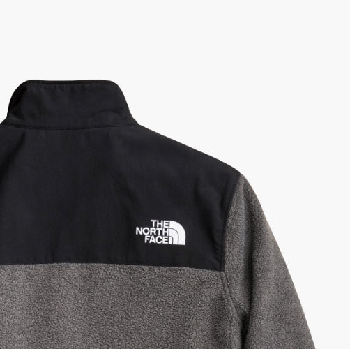 The North Face Grey & Black Fleece Jacket (S)