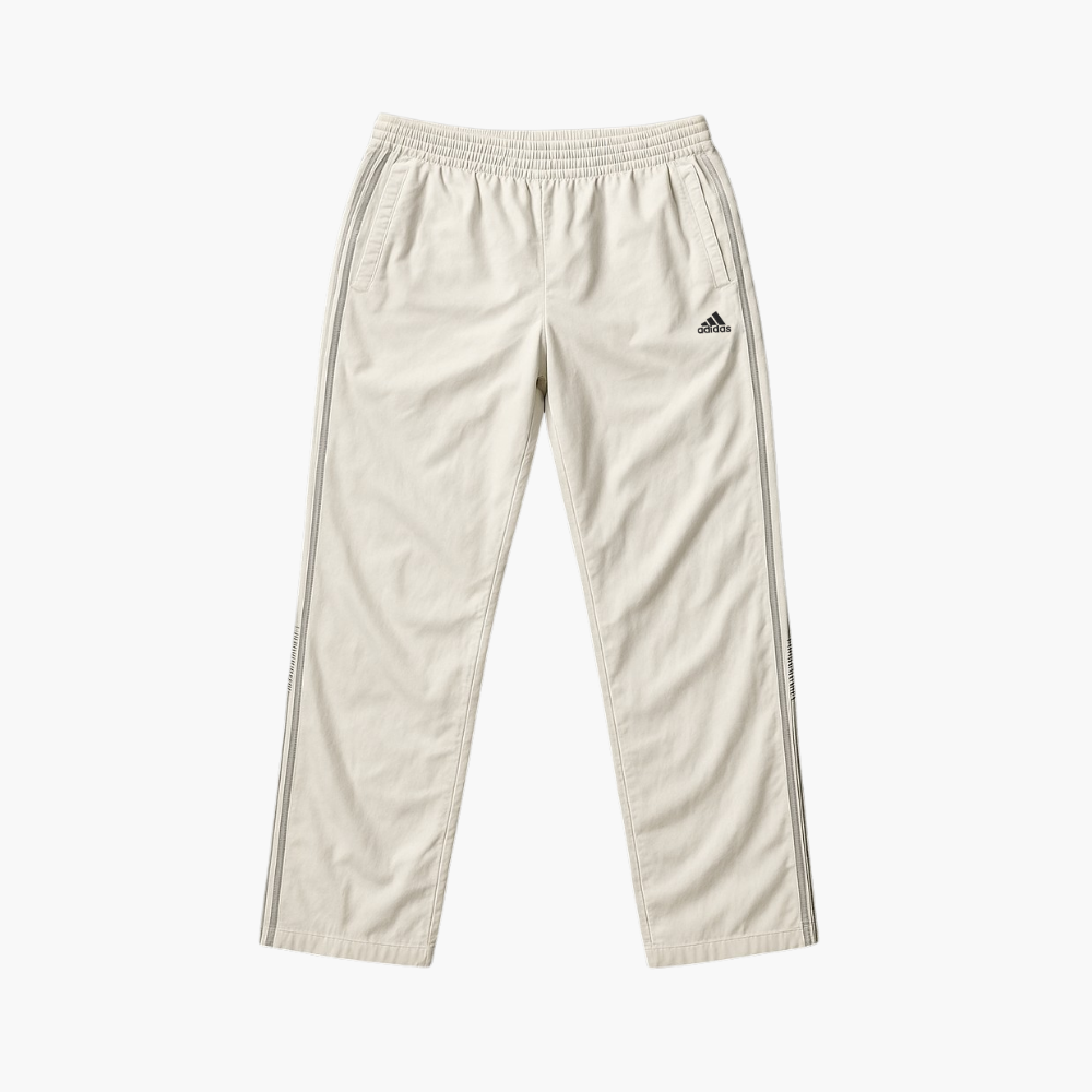 Adidas White/Cream Sweatpants (L)