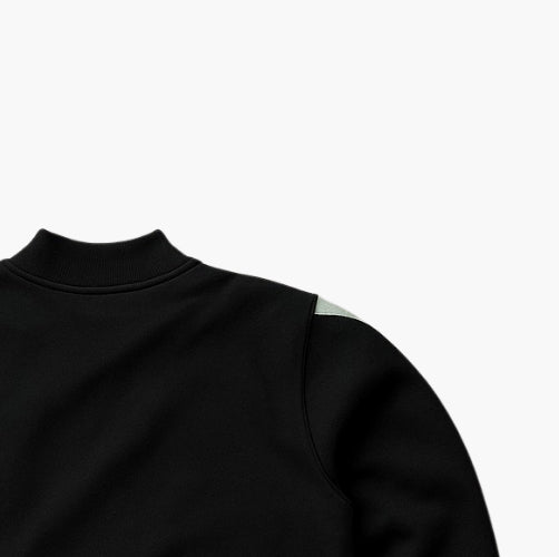 Reebok Vintage Zip Sweatshirt Navy Embroidered Logo (L)