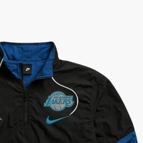 Nike Lakers Sport Jacket Colorblock Embroidered Logo (S)