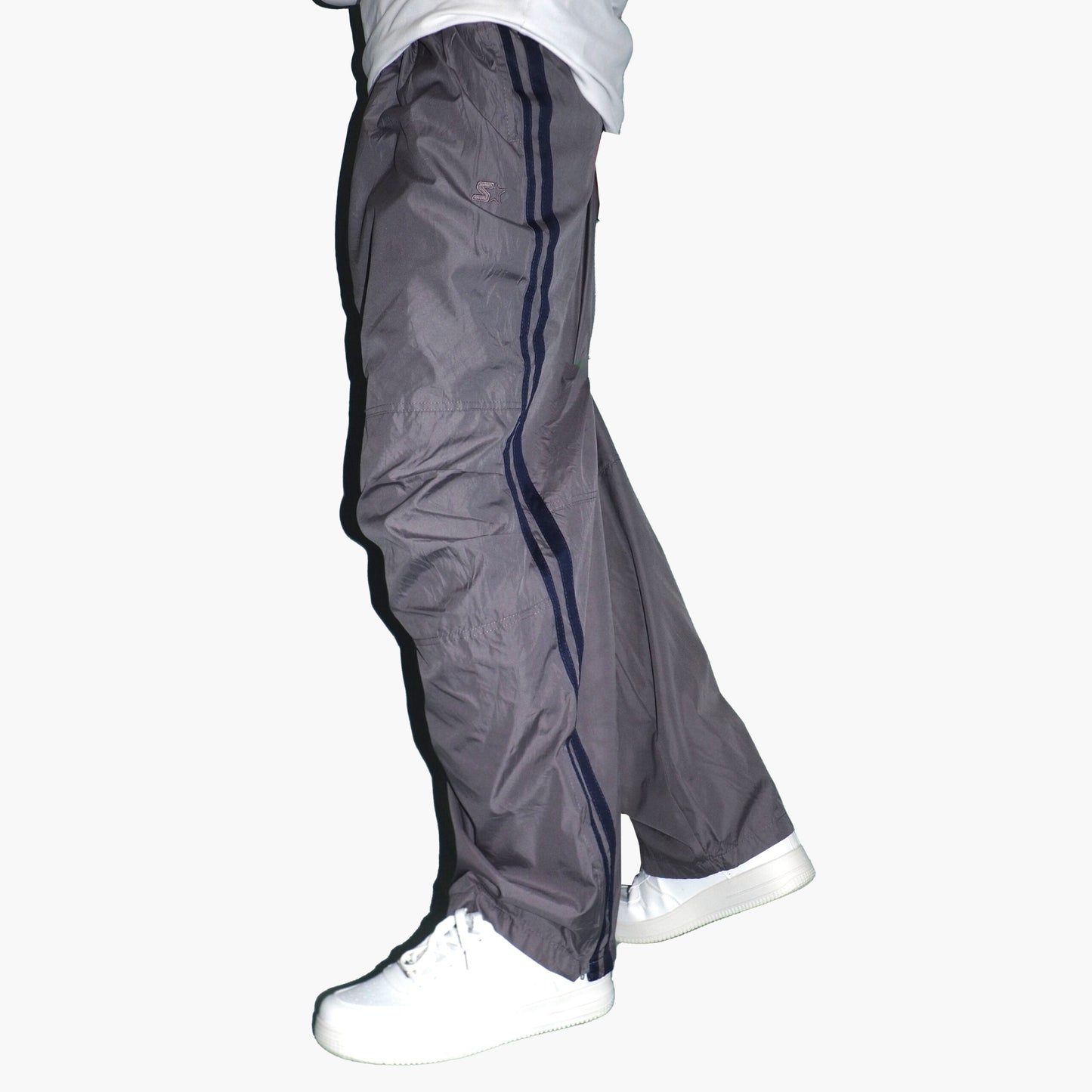 Starter Nylon Track Pants Gesticktes Logo (XL)